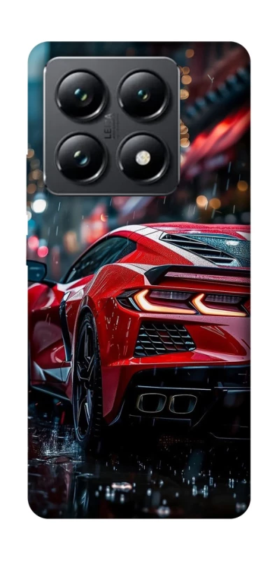 Чехол на Xiaomi 14T Pro Red sports car фото 1 из 1