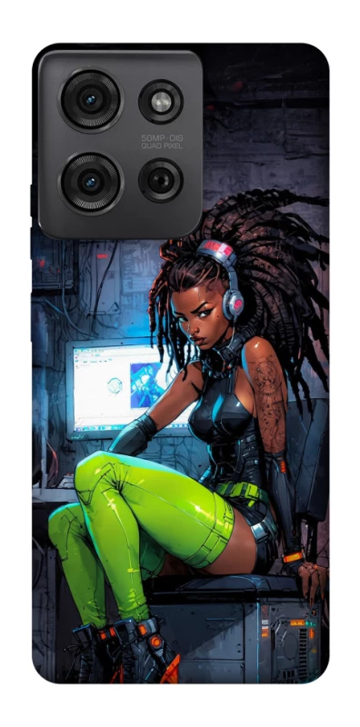 Чохол на Motorola Moto G75 Cyber girl фото 1 з 1