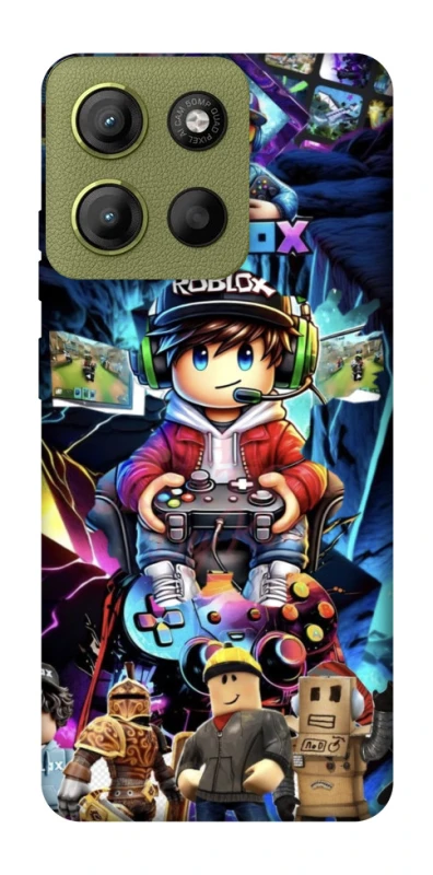 Чохол на Motorola Moto G15 4G Roblox collage ver.4 фото 1 з 1