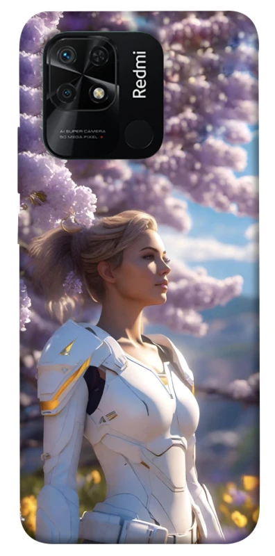 Чохол на Xiaomi Redmi 10C Cyber space girl ver.1 фото 1 з 1