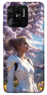 Чехол на Xiaomi Redmi 10C Cyber space girl ver.1 фото 1 из 1