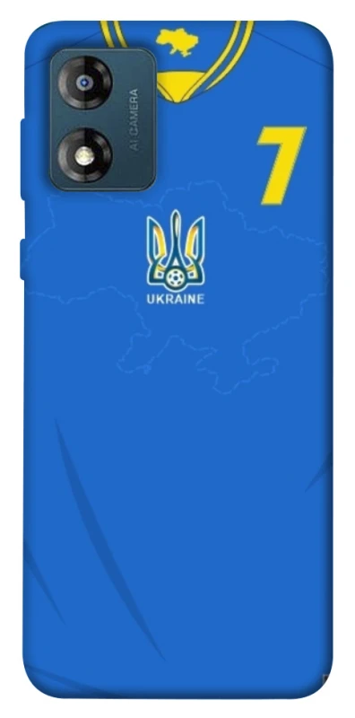Чохол на Motorola Moto E13 UA-Football ver.4 фото 1 з 1