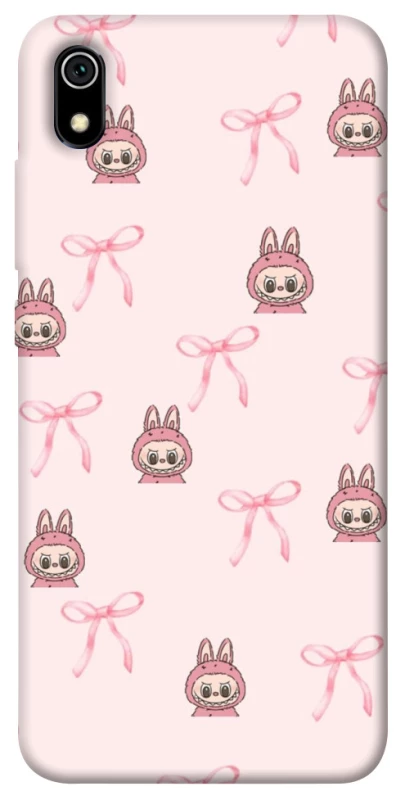 Чохол на Xiaomi Redmi 7A Pink bows and Labubus фото 1 з 1