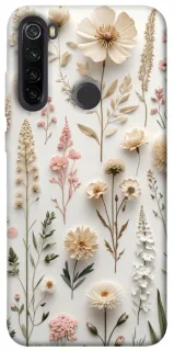 Чехол на Xiaomi Redmi Note 8T Floral design ver.1 фото 1 из 1