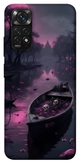 Чехол на Xiaomi Redmi Note 11 (Global) / Note 11S Boat and flamingo фото 1 из 1