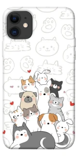 Чехол на Apple iPhone 11 (6.1") Funny Pets фото 1 из 1