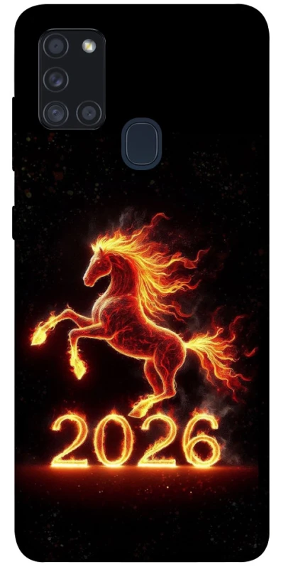 Чохол на Samsung Galaxy A21s Red Fire Horse ver.1 фото 1 з 1