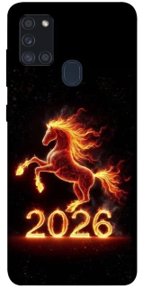 Чехол на Samsung Galaxy A21s Red Fire Horse ver.1 фото 1 из 1