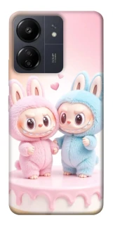 Чехол на Xiaomi Poco C65 Labubu Twins фото 1 из 1