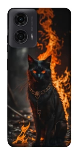 Чохол на Motorola Moto G24 Вогняний кіт фото 1 з 1