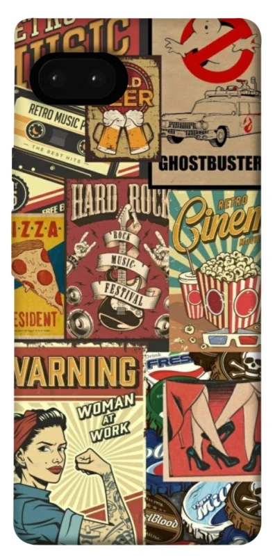 Чехол на Google Pixel 7a Retro collage ver.2 фото 1 из 1