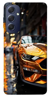 Чохол на Samsung Galaxy M54 5G Golden sports car фото 1 з 1