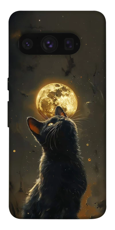 Чохол на Google Pixel 8 Pro Кіт під місяцем v2 фото 1 з 1