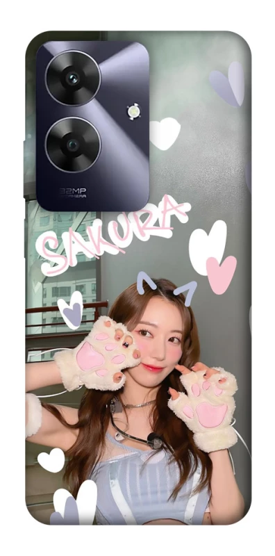 Чохол на Realme Note 60 Sakura - LE SSERAFIM фото 1 з 1