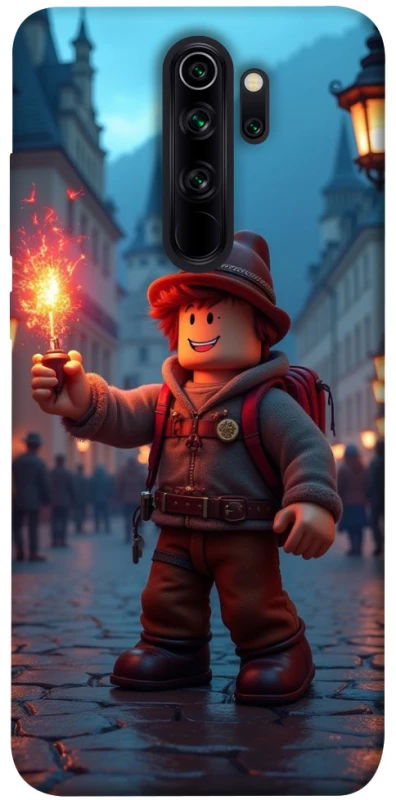 Чохол на Xiaomi Redmi Note 8 Pro Roblox Fire Logo Blue Flames фото 1 з 1