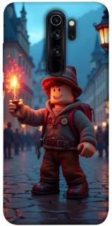 Чохол на Xiaomi Redmi Note 8 Pro Roblox Fire Logo Blue Flames фото 1 з 1