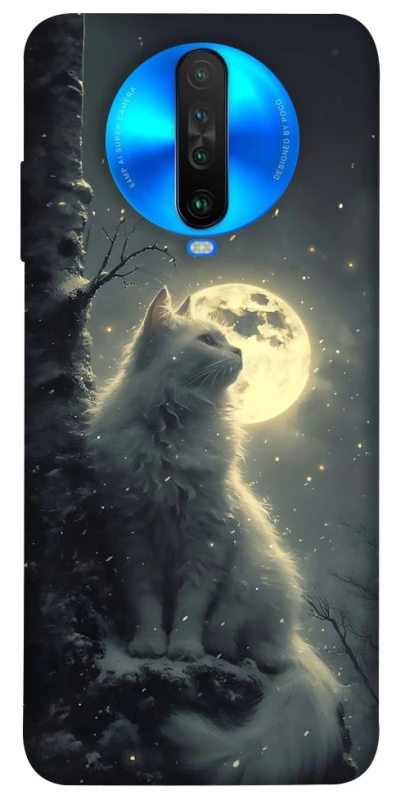 Чохол на Xiaomi Poco X2 Кіт під місяцем фото 1 з 1