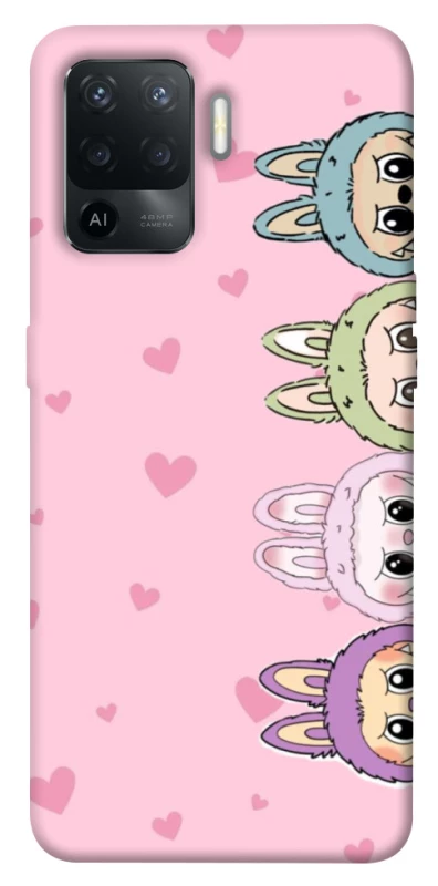 Чохол на Oppo Reno 5 Lite All Labubu 4 фото 1 з 1