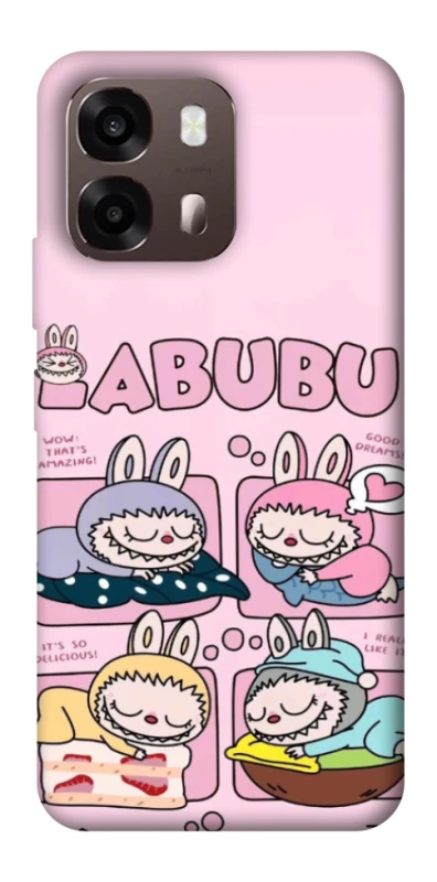 Чохол на Oppo A6 Labubu Dreams Collage фото 2 з 2