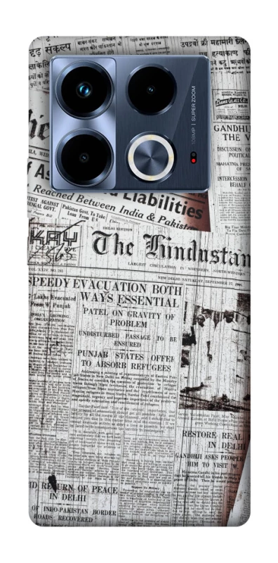 Чехол на Infinix Note 40 4G Газеты фото 1 из 1
