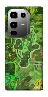 Чохол на Infinix Note 50 Pro Dandysworld tv green theme фото 1 з 1