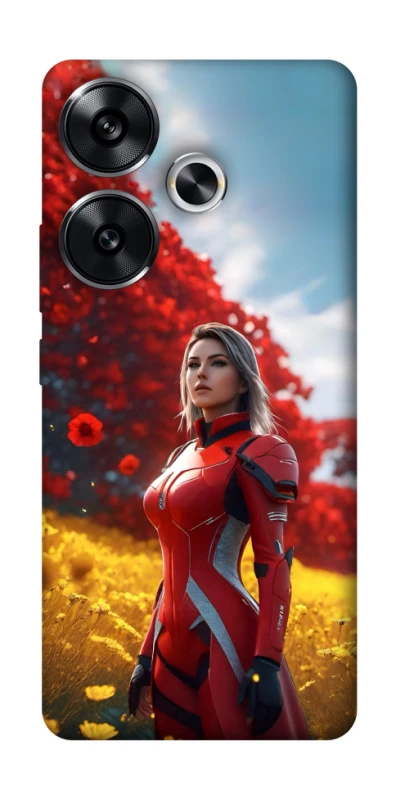 Чохол на Xiaomi Poco F6 Cyber space girl ver.5 фото 1 з 1