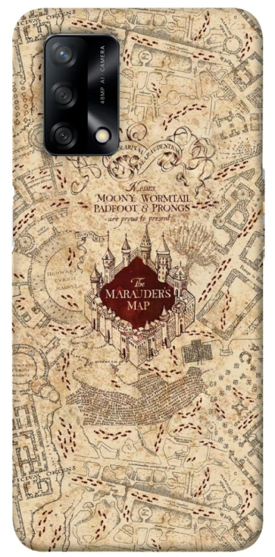 Чохол на Oppo A74 4G Harry Potter Marauder's Map фото 1 з 1