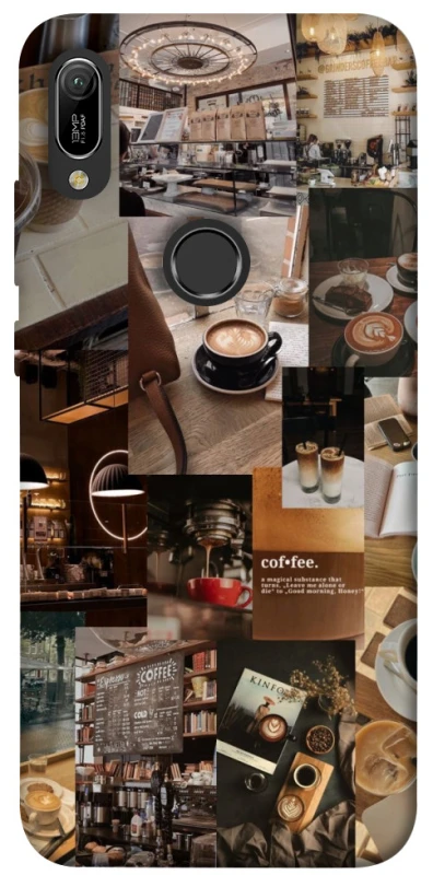Чохол на Huawei Y6 (2019) Coffee collage ver.2 фото 1 з 1