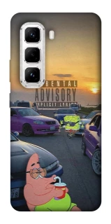 Чехол на Infinix Hot 50 Pro Патрик на гонках фото 1 из 1