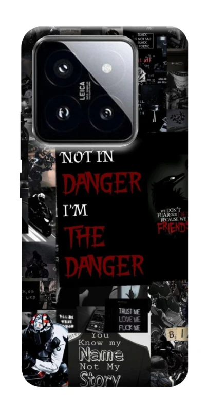Чохол на Xiaomi 14 Pro Danger collage фото 1 з 1