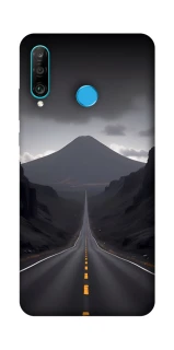 Чехол на Huawei P30 lite Black mountains фото 1 из 1