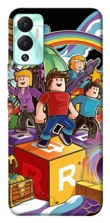 Чехол на Infinix Hot 12 Play Roblox family фото 1 из 1