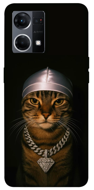 Чохол на Oppo Reno 7 4G Cat in Bling фото 1 з 1