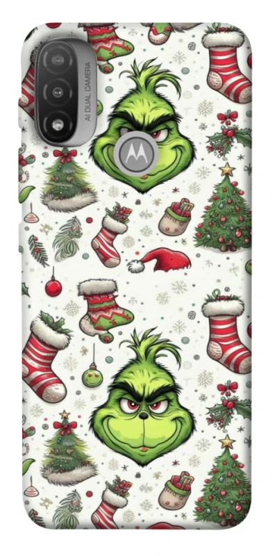 Чохол на Motorola Moto E20 Grinch mood ver.3 фото 1 з 1
