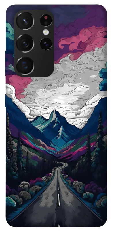 Чохол на Samsung Galaxy S21 Ultra Намальовані гори фото 1 з 1