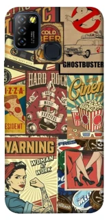 Чохол на Infinix Hot 10 Lite Retro collage ver.2 фото 1 з 1