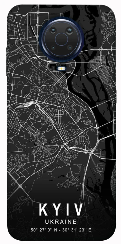 Чехол на Nokia G20 / G10 / 6.3 Kyiv map фото 1 из 1