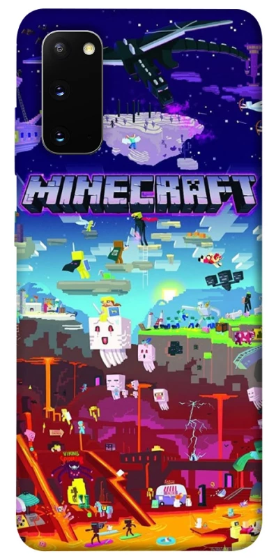 Чехол на Samsung Galaxy S20 Minecraft world фото 1 из 1