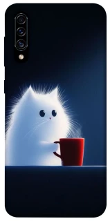 Чехол на Samsung Galaxy A50 (A505F) / A50s / A30s Чехол кот с кофе фото 1 из 1