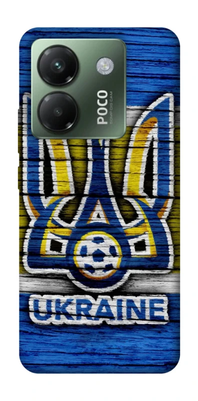 Чехол на Xiaomi Poco M7 pro 5G UA-Football ver.1 фото 1 из 1