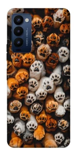 Чехол на TECNO Camon 18 Pro Сat paws фото 1 из 1