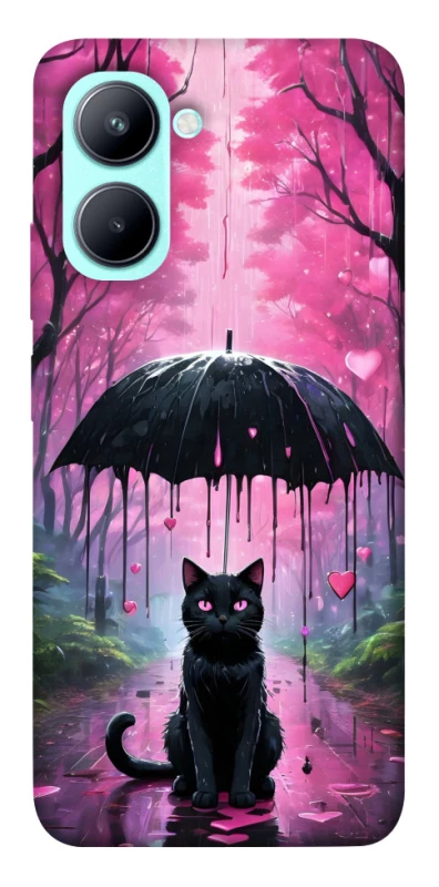 Чохол на Realme C33 Black cat фото 1 з 1