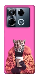 Чохол на Infinix Note 40 Pro 4G Леопард з кавою фото 1 з 1