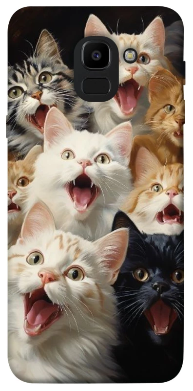 Чохол на Samsung J600F Galaxy J6 (2018) Коти фото 1 з 1