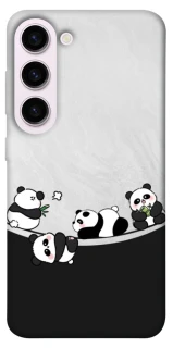 Чохол на Samsung Galaxy S23+ Four pandas фото 1 з 1