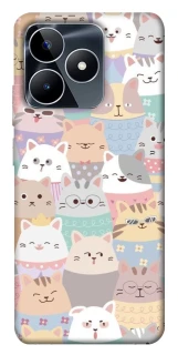 Чохол на Realme C53 Funny Kittens ver.2 фото 1 з 1