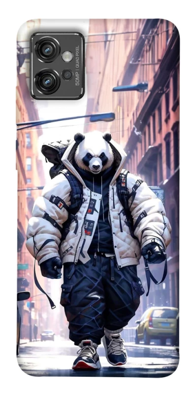 Чехол на Motorola Moto G32 Панда курьер фото 1 из 1