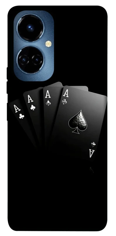 Чехол на TECNO Camon 19 Pro Black Cards фото 1 из 1