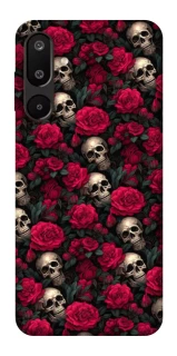 Чехол на Samsung Galaxy M16 5G Черепа и розы фото 1 из 1