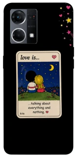 Чехол на Oppo Reno 7 4G Love is ver.6 фото 1 из 1